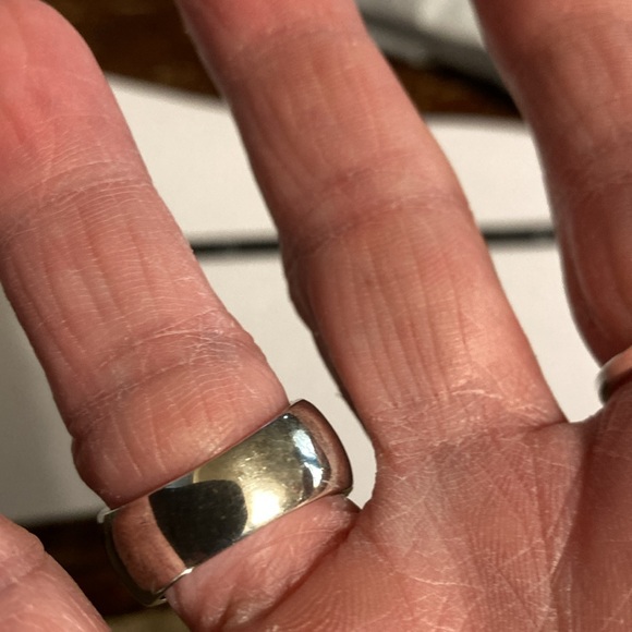 925 vintage NP wide band ring size 7 - Picture 8 of 10